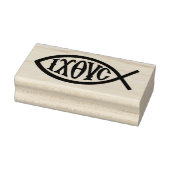 Ichthys Christian Symbol Rubberstempel (Stempel)