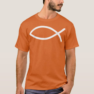 Ichthys, Ichthus, Christelijk symbool, Jezus Vis T-shirt