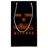 Ici Il Y A Sorcières Sac Cadeau (Dos)
