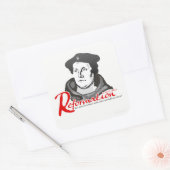 Ici je Stand Martin Luther Réforme 500 Sticker (Enveloppe)