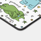 Ici Kitty Kitty Desk Mat (Coin)