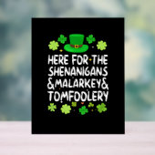 Ici Pour Les Shenanigans Malarkey Tomfoolery St Pa (Neutre)