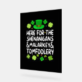 Ici Pour Les Shenanigans Malarkey Tomfoolery St Pa (Angle)