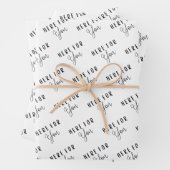 Ici Pour Vous Envelopper Feuilles De Papier (En situation)