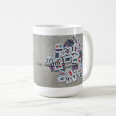 ici tuiles beiges de ruban de tasse de jongg (Devant droit)