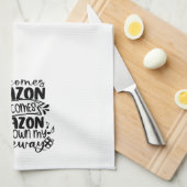 Ici vient Amazon serviette de cuisine (Quart Plié)