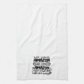 Ici vient Amazon serviette de cuisine (Vertical)