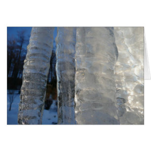 Icicles Abstrait Blue Winter Photographie
