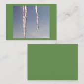 Icicles Visitekaartje (Voorkant / Achterkant)