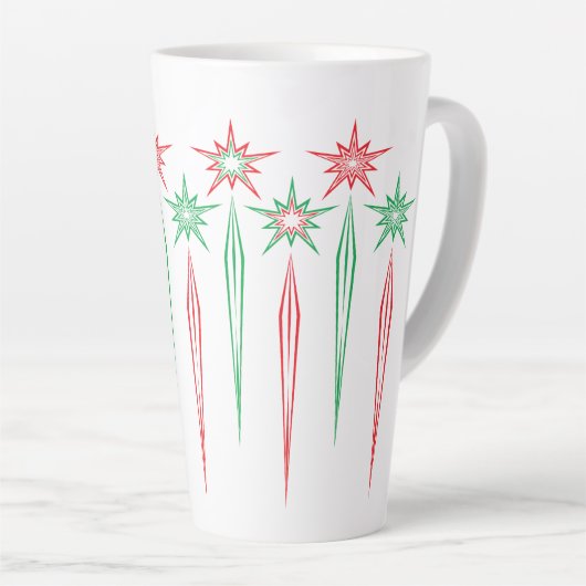 Icicules Mid Mod Grande Mug Latte (Angle droit)