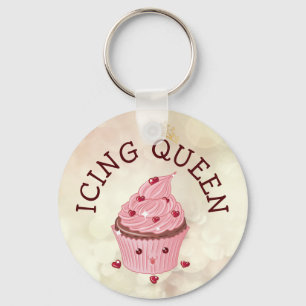 Icing Queen Cupcake Sleutelhanger