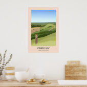 Icknield Way Wandelroute Reisposter Poster (Keuken)