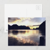 Icmeler Sunrise Romantic Landscape Art Briefkaart (Voorkant / Achterkant)