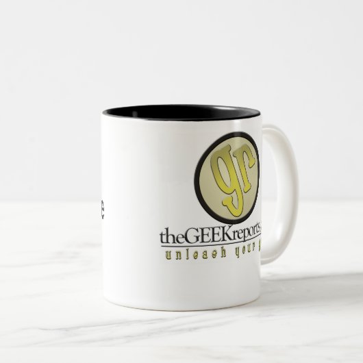 iCoffee Tweekleurige Koffiemok (Voorkant rechts)