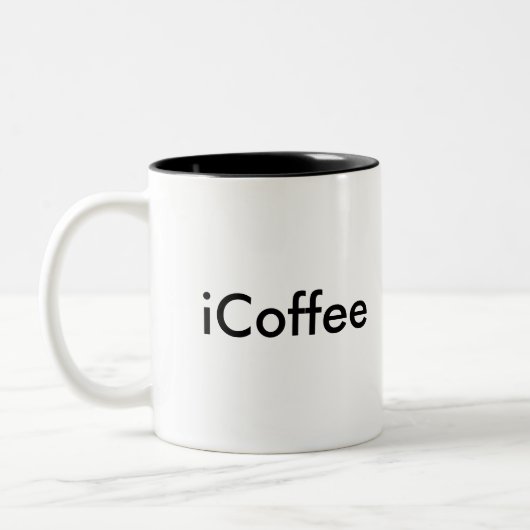 iCoffee Tweekleurige Koffiemok (Links)