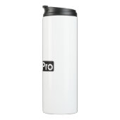 iCoinProLogo zwart Thermosbeker (Geroteerd rechts)