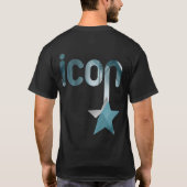 ICON Back Imprimer T-shirt Tendance Océan bleu Abs (Dos)