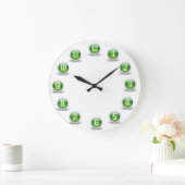 Icon green wall klok (Huis)
