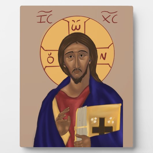 Icon of Christ Fotoplaat (Voorkant)