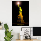 Icon of Freedom : Statue de la Liberté Affiche de  (Bureau à domicile)