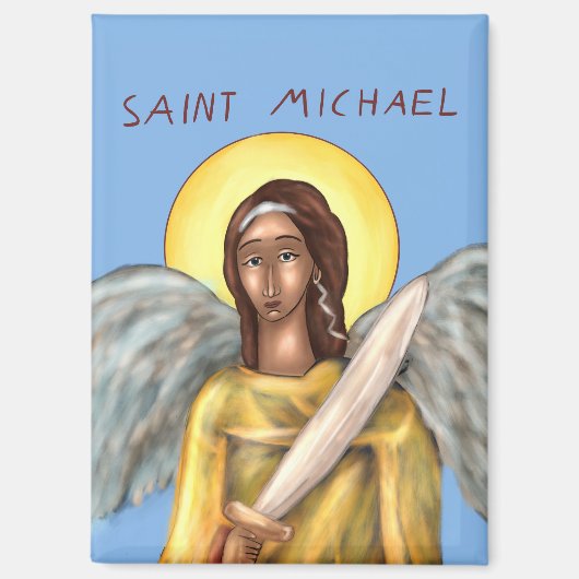 Icon of Saint Michael Magneet (Voorkant)