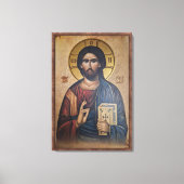 Icon of the Jesus Christ Canvas Afdruk (Voorkant)