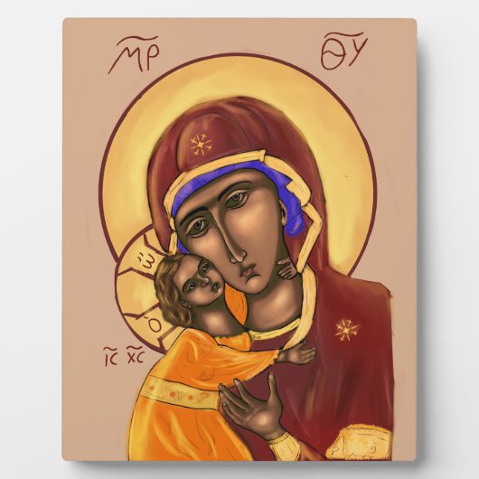 Icon of the Mother of God Fotoplaat (Voorkant)