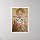 Icon of the Saint Nicholas Canvas Afdruk (Voorkant)