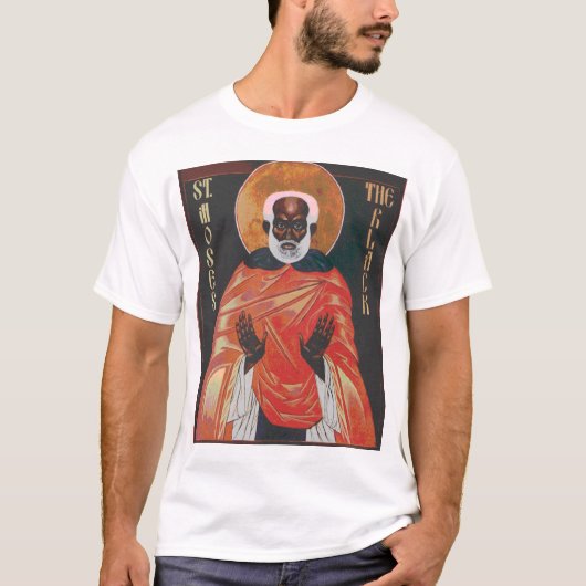 Icon St. Moses the Black T-shirt (Voorkant)