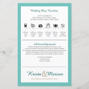 Icon TImeline Wedding Programme