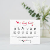 Icon Wedding Itinerary (Staand voorkant)