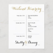 Icon Wedding Itinerary (Achterkant)