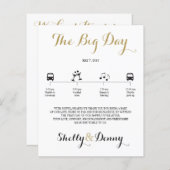 Icon Wedding Itinerary (Voorkant / Achterkant)