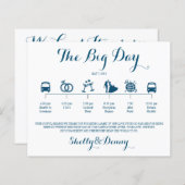 Icon Wedding Itinerary (Voorkant / Achterkant)