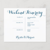 Icon Wedding Itinerary (Achterkant)