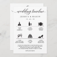 Icon Wedding Itinerary and Wedding Welcome
