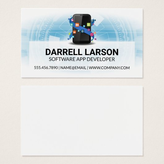 Icône Applications mobiles | Tech (Devant & derrière)