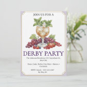 Icône de cheval de Derby pour les invitations (Debout devant)