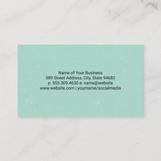 Icône de dent scintillante | Carte de visite QR Co (Dos)