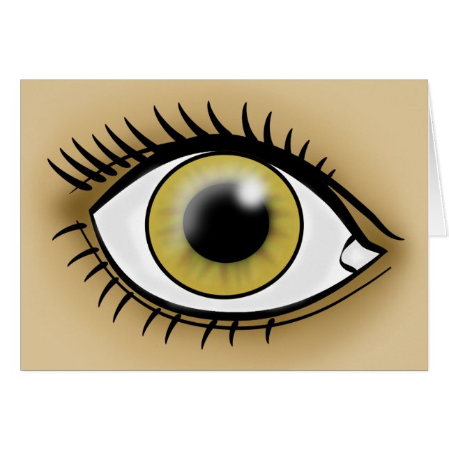 Icône de l'oeil noisette (Devant horizontal)