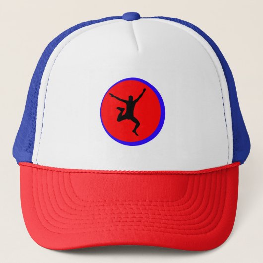 Icône de saut - Casquettes de baseball et de camio (Devant)