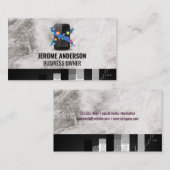 Icône de téléphone | Carte de visite de graphique  (Devant / Derrière)