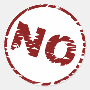 Icône de validation - NO - Sticker