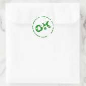 Icône de validation - OK - Sticker (Sac)