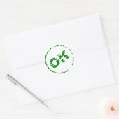 Icône de validation - OK - Sticker (Enveloppe)