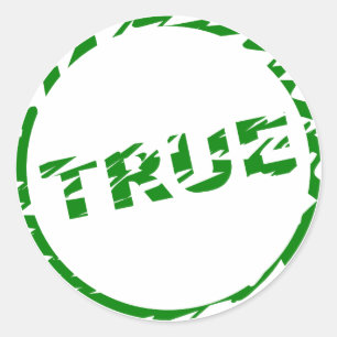 Icône de validation - VRAI - Sticker