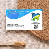 Icône dentaire | Carte de visite de code QR