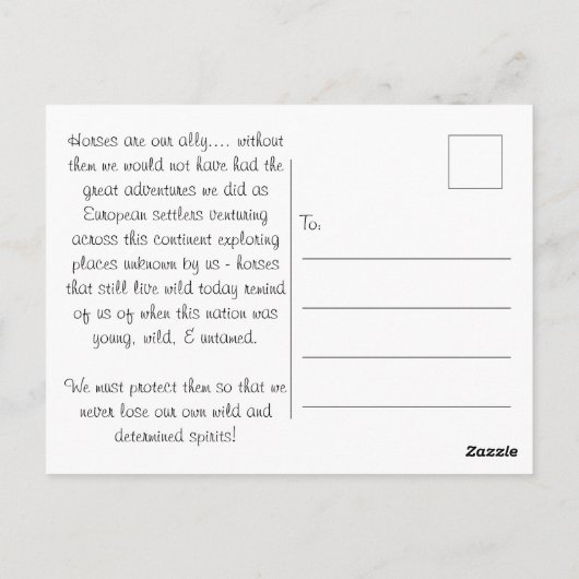 Icône du Far West - Carte postale (Dos)