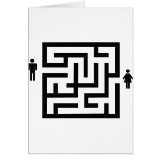 icône du labyrinthe homme-femme