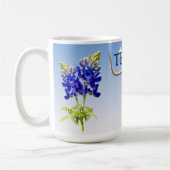 Icône du Texas sur fond bleu clair, Mug (Gauche)